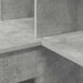 Birou de colț Gri beton 101.5 x 149.5 x 149.5 cm Lemn compozit - WALTI WALTI