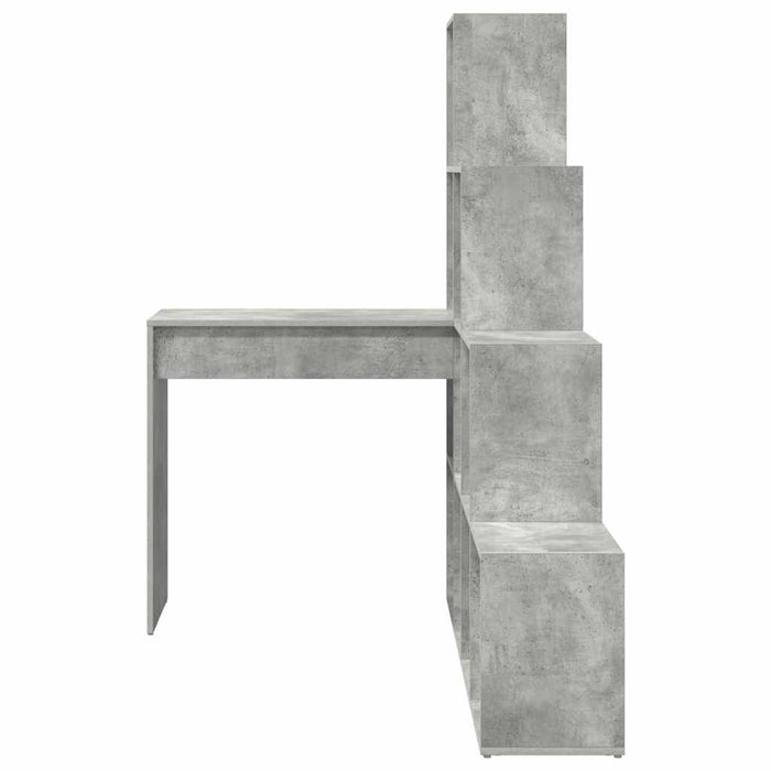 Birou de colț Gri beton 101.5 x 149.5 x 149.5 cm Lemn compozit - WALTI WALTI