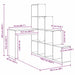 Birou de colț sonoma gri 101.5 x 149.5 x 149.5 cm Lemn compozit - WALTI WALTI