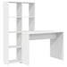 Birou cu raft Alb 138.5 x 55 x 143 cm Lemn compozit - WALTI WALTI