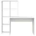 Birou cu raft Alb 138.5 x 55 x 143 cm Lemn compozit - WALTI WALTI