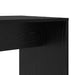 Birou cu raft Stejar negru 138.5 x 55 x 143 cm Lemn compozit - WALTI WALTI