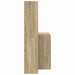 Birou cu raft Stejar sonoma 138.5 x 55 x 143 cm Lemn compozit - WALTI WALTI