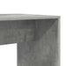 Birou cu raft Gri beton 138.5 x 55 x 143 cm Lemn compozit - WALTI WALTI