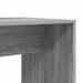 Birou cu raft sonoma gri 138.5 x 55 x 143 cm Lemn compozit - WALTI WALTI