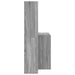 Birou cu raft sonoma gri 138.5 x 55 x 143 cm Lemn compozit - WALTI WALTI