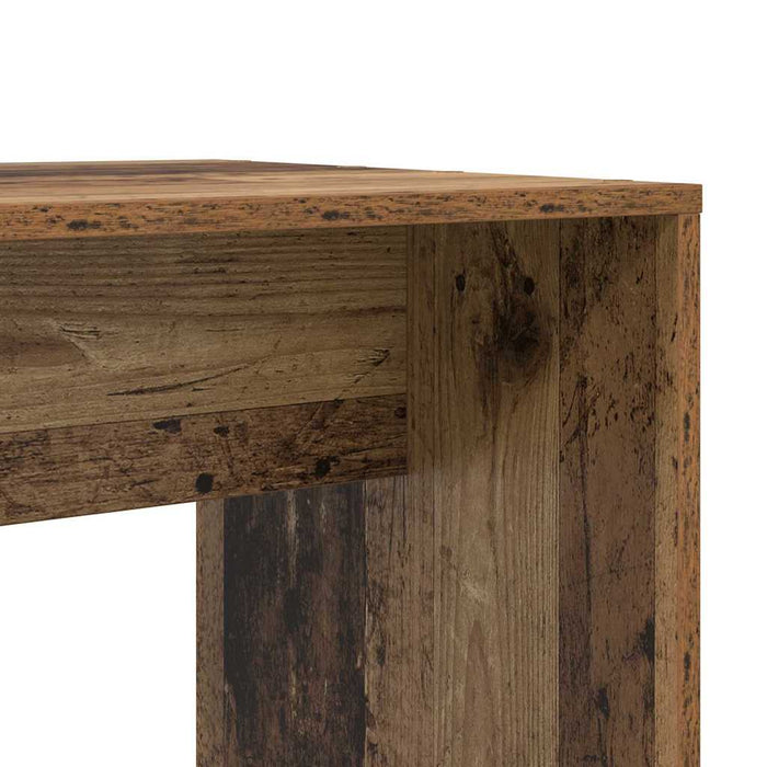 Birou cu raft Lemn vechi 138.5 x 55 x 143 cm Lemn compozit - WALTI WALTI
