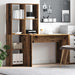 Birou cu raft Lemn vechi 138.5 x 55 x 143 cm Lemn compozit - WALTI WALTI