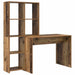 Birou cu raft Lemn vechi 138.5 x 55 x 143 cm Lemn compozit - WALTI WALTI