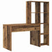 Birou cu raft Lemn vechi 138.5 x 55 x 143 cm Lemn compozit - WALTI WALTI