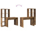 Birou cu raft Lemn vechi 138.5 x 55 x 143 cm Lemn compozit - WALTI WALTI