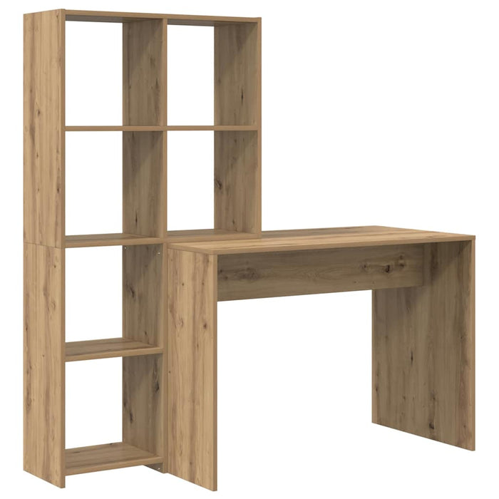 Birou stejar artizanal 138.5 x 55 x 143 cm Lemn compozit - WALTI WALTI