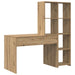 Birou stejar artizanal 138.5 x 55 x 143 cm Lemn compozit - WALTI WALTI