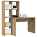 Birou stejar artizanal 138.5 x 55 x 143 cm Lemn compozit - WALTI WALTI