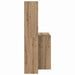 Birou stejar artizanal 138.5 x 55 x 143 cm Lemn compozit - WALTI WALTI