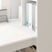 Birou cu raft cu depozitare Alb 122 x 67 x 145 cm Lemn compozit - WALTI WALTI