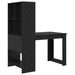 Birou cu raft Stejar negru 122 x 67 x 145 cm Lemn compozit - WALTI WALTI