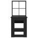 Birou cu raft Stejar negru 122 x 67 x 145 cm Lemn compozit - WALTI WALTI