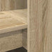 Birou cu raft Stejar sonoma 122 x 67 x 145 cm Lemn compozit - WALTI WALTI