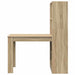 Birou cu raft Stejar sonoma 122 x 67 x 145 cm Lemn compozit - WALTI WALTI