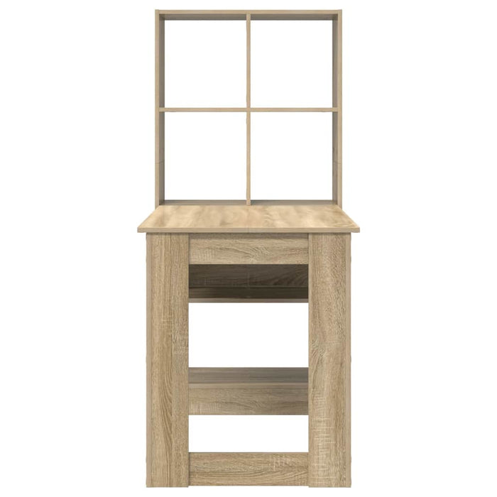 Birou cu raft Stejar sonoma 122 x 67 x 145 cm Lemn compozit - WALTI WALTI