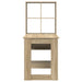 Birou cu raft Stejar sonoma 122 x 67 x 145 cm Lemn compozit - WALTI WALTI