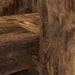 Birou cu raft Stejar afumat 122 x 67 x 145 cm Lemn compozit - WALTI WALTI