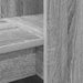 Birou cu raft Gri Sonoma 122 x 67 x 145 cm Lemn compozit - WALTI WALTI