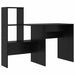 Birou cu raft Stejar negru 131.5 x 50 x 106.5 cm Lemn compozit - WALTI WALTI