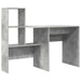 Birou cu sertar Gri beton 131.5 x 50 x 106.5 cm Lemn compozit - WALTI WALTI