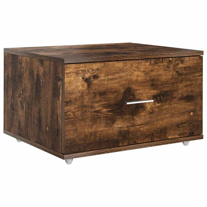 Birou cu raft Stejar afumat 131.5 x 50 x 106.5 cm Lemn compozit - WALTI WALTI