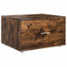Birou cu raft Stejar afumat 131.5 x 50 x 106.5 cm Lemn compozit - WALTI WALTI