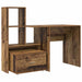 Birou cu sertar Lemn vechi 131.5 x 50 x 106.5 cm Lemn compozit - WALTI WALTI