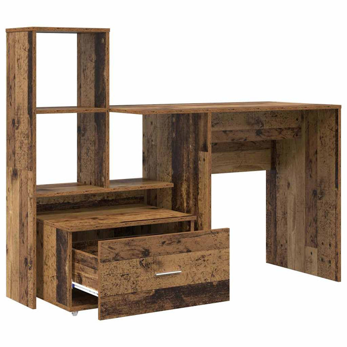 Birou cu sertar Lemn vechi 131.5 x 50 x 106.5 cm Lemn compozit - WALTI WALTI
