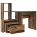 Birou cu sertar Lemn vechi 131.5 x 50 x 106.5 cm Lemn compozit - WALTI WALTI