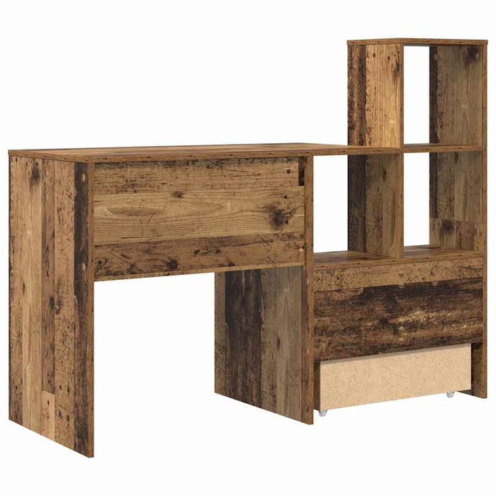 Birou cu sertar Lemn vechi 131.5 x 50 x 106.5 cm Lemn compozit - WALTI WALTI