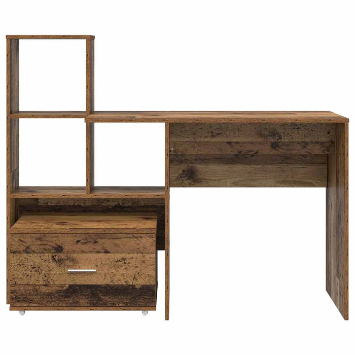 Birou cu sertar Lemn vechi 131.5 x 50 x 106.5 cm Lemn compozit - WALTI WALTI