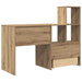 Birou stejar artizanal 131.5 x 50 x 106.5 cm Lemn compozit - WALTI WALTI