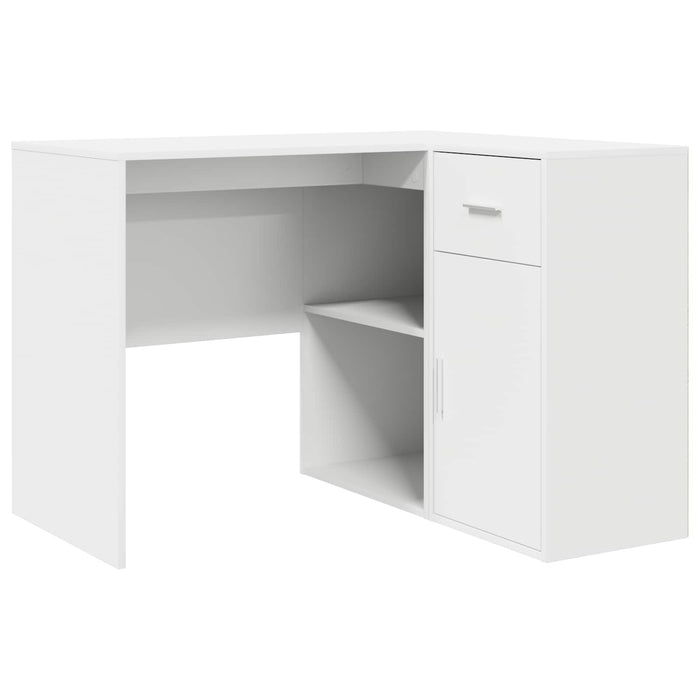 Birou de colț cu sertar Alb 102 x 88 x 75 cm WALTI