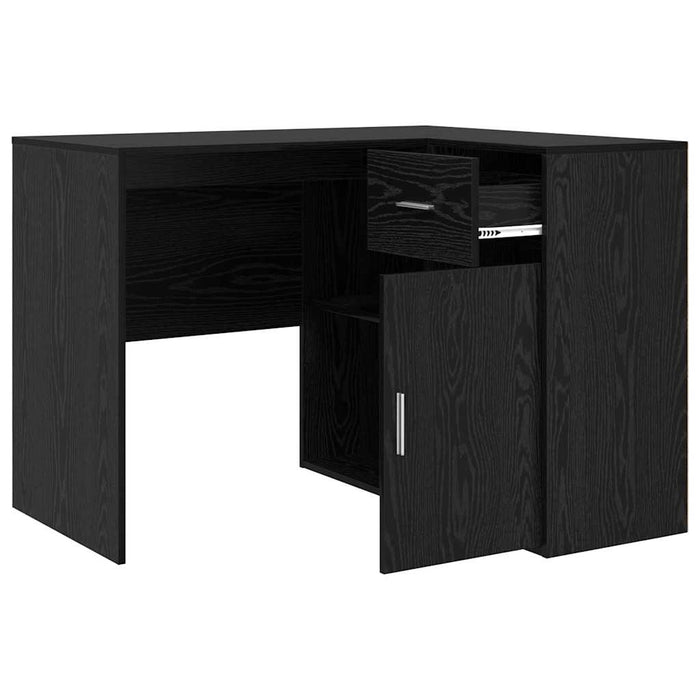 Birou de colț Stejar Negru 102x88x75 cm Lemn ingineresc - WALTI WALTI