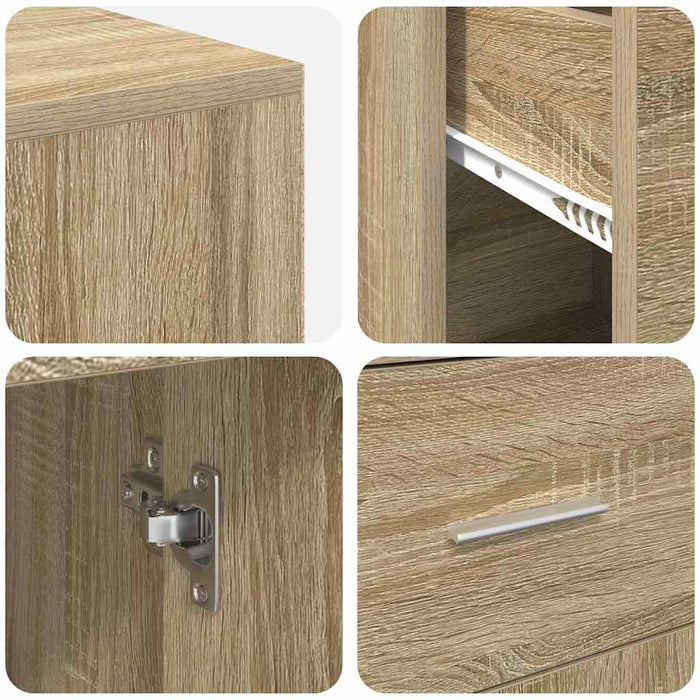 Birou de colț Sonoma Oak 102x88x75 cm Lemn aglomerat - WALTI WALTI