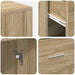 Birou de colț Sonoma Oak 102x88x75 cm Lemn aglomerat - WALTI WALTI