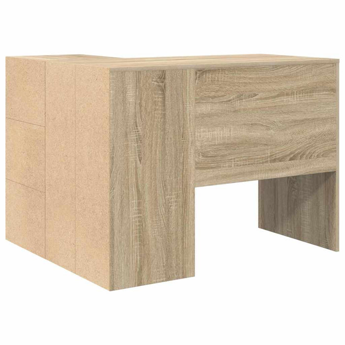Birou de colț Sonoma Oak 102x88x75 cm Lemn aglomerat - WALTI WALTI