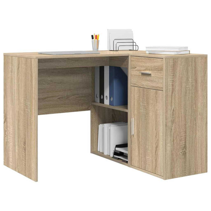 Birou de colț Sonoma Oak 102x88x75 cm Lemn aglomerat - WALTI WALTI