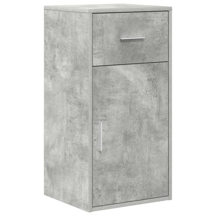 birou de colț gri beton 102x88x75 cm lemn ingineresc - WALTI WALTI