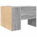 Birou de colț cu raft sonoma gri 102 x 50 x 75 cm Lemn compozit - WALTI WALTI