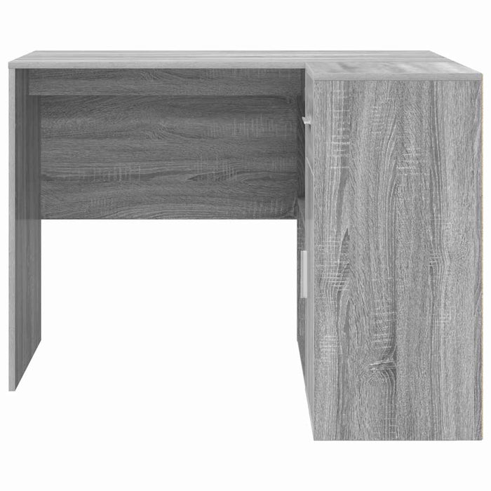 Birou de colț cu raft sonoma gri 102 x 50 x 75 cm Lemn compozit - WALTI WALTI