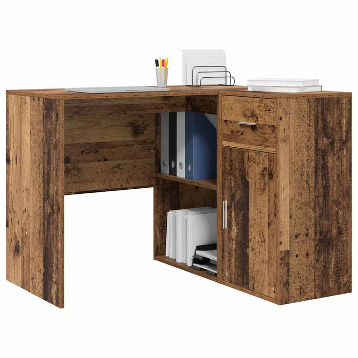 Birou de colț din lemn vechi 102x88x75 cm din lemn prelucrat - WALTI WALTI