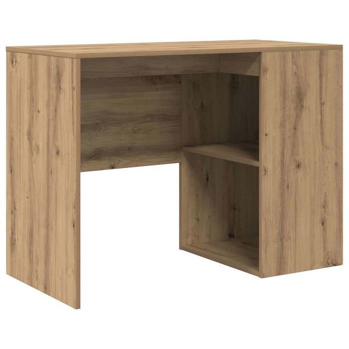 birou colțar de stejar artizanal 102x88x75 cm din lemn aglomerat - WALTI WALTI