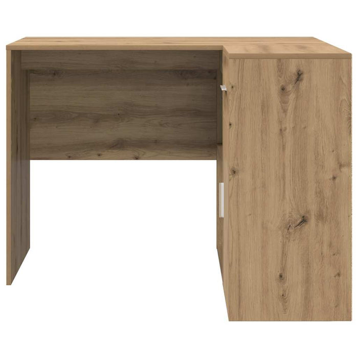 birou colțar de stejar artizanal 102x88x75 cm din lemn aglomerat - WALTI WALTI